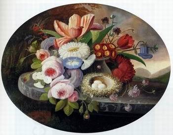 unknow artist Floral, beautiful classical still life of flowers 011